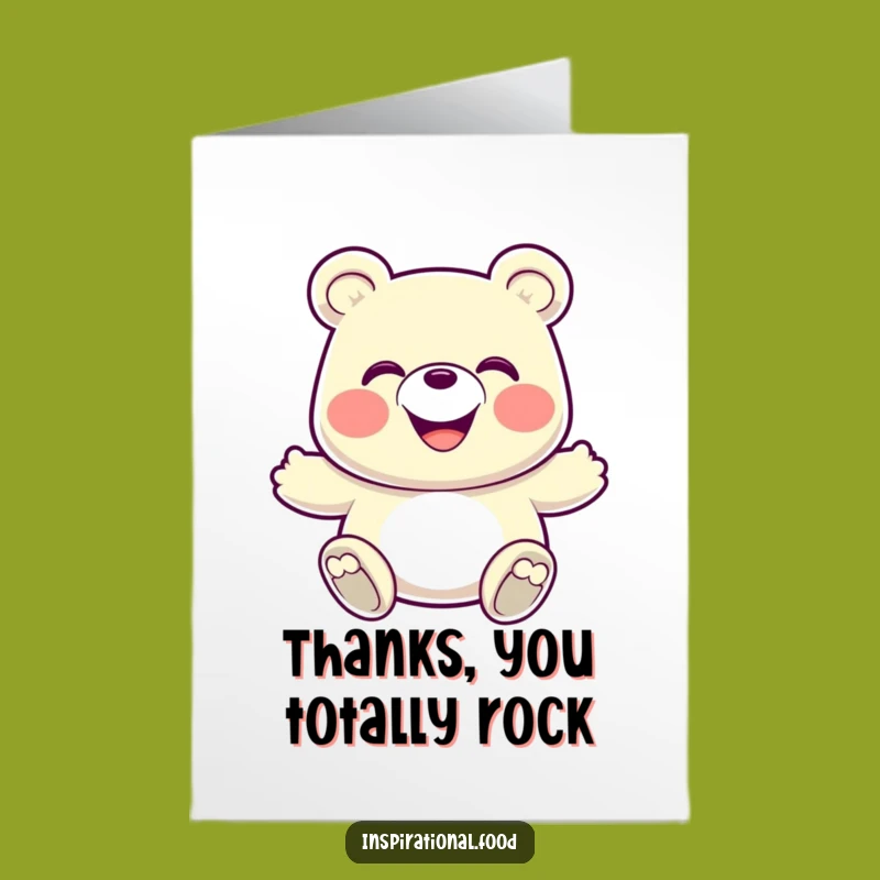 Free Printable Thank You Card: Bouncy Gummy Bear Gratitude, Downloadable Fun Thanks