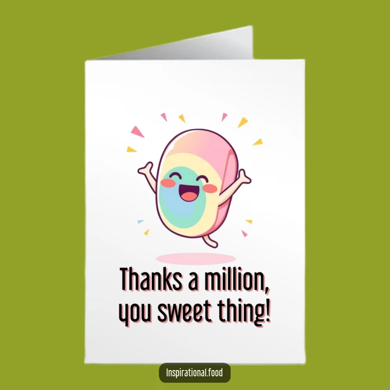 Free Printable Candy Thank You Card: Humorous Downloadable Gift for Gratitude