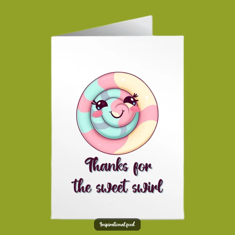 Free Printable Thank You Card: Playful Swirl for Downloadable Fun Thanks