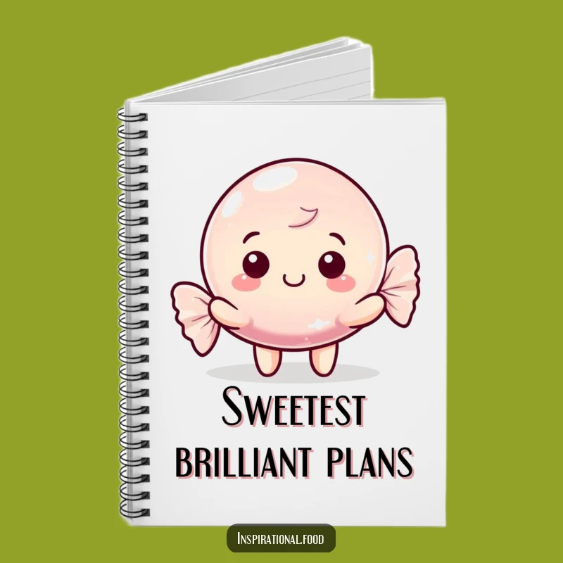 Funny Candy Character Notebook - Jot Down Sweet Ideas Funny Gift