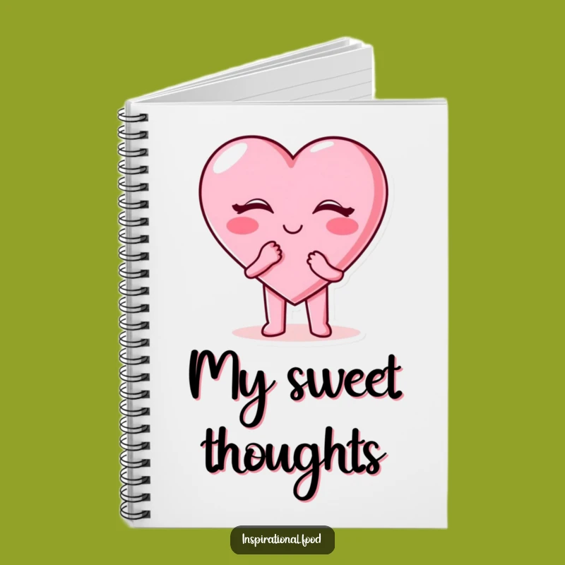 Funny Candy Heart Notebook: Jot Down Sweet Thoughts - Creative & Loving Gift