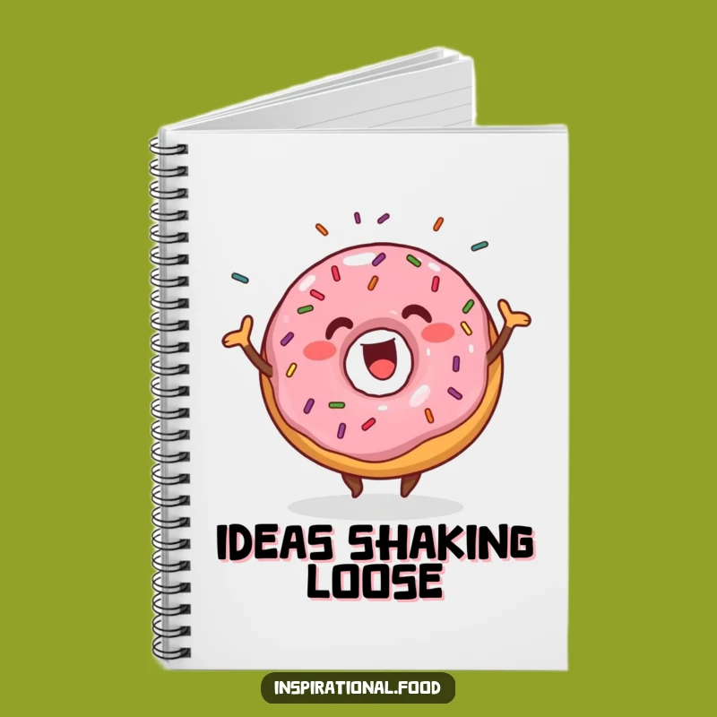 Funny Donut Notebook: Jot Down Sweet Thoughts with a Smile