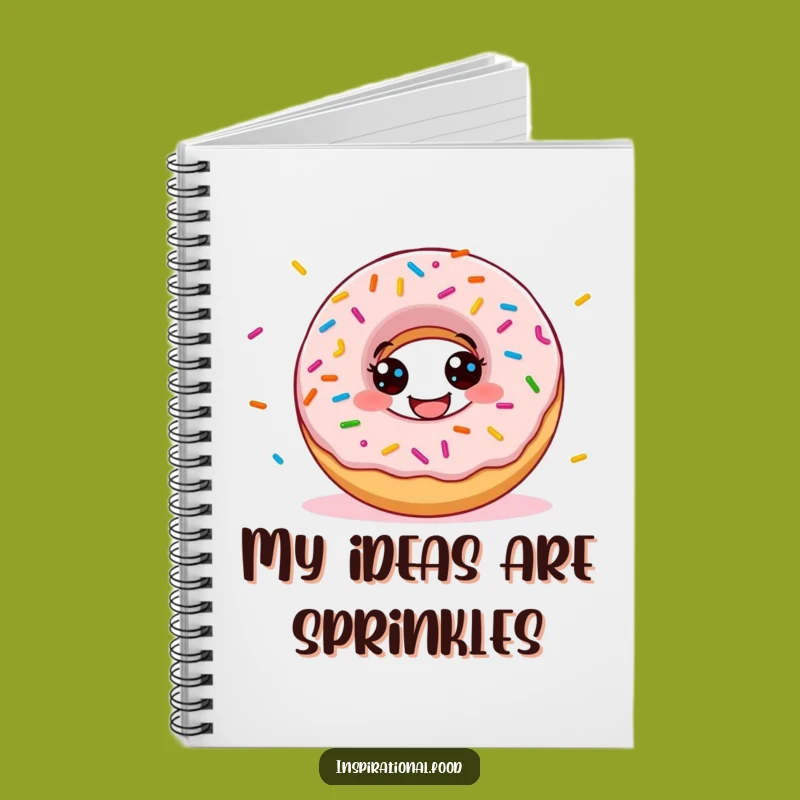 Funny Donut Sprinkles Notebook: Jot Down Ideas with Sweet, Humorous Flair