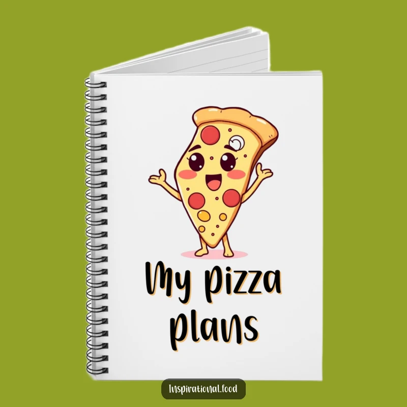 Funny Pizza Journal: Proud Slice's Recipe Notes, Creative Foodie Notebook