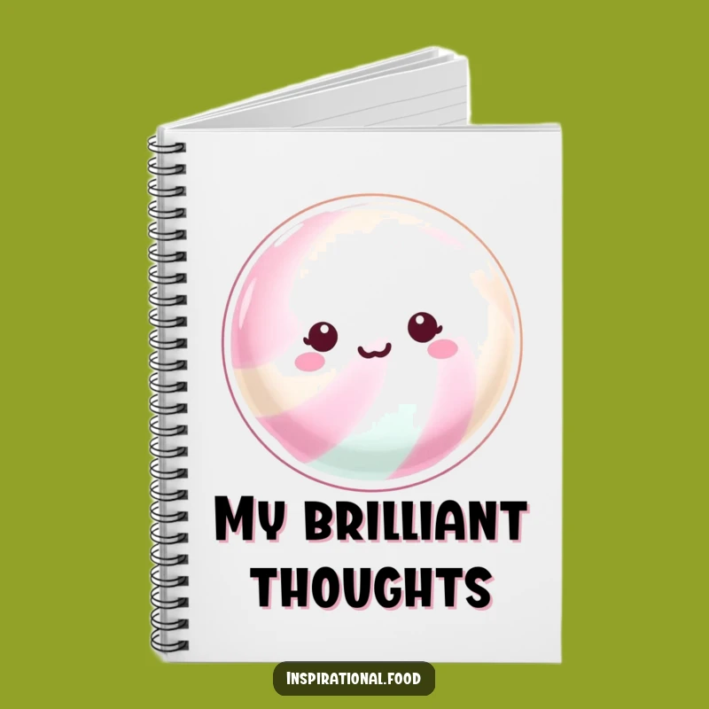 Funny Shimmering Candy Notebook: Jot Down Your Bright Ideas!
