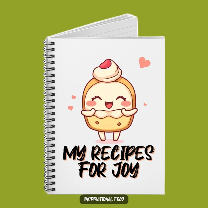 Funny Blushing Pastry Notebook - Jot Down Delicious Ideas