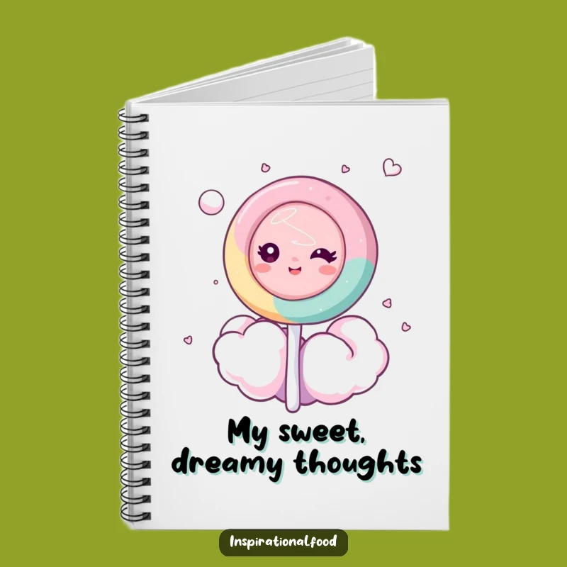 Funny Dreamy Lollipop Cloud Notebook: Jot Down Your Sweetest Ideas
