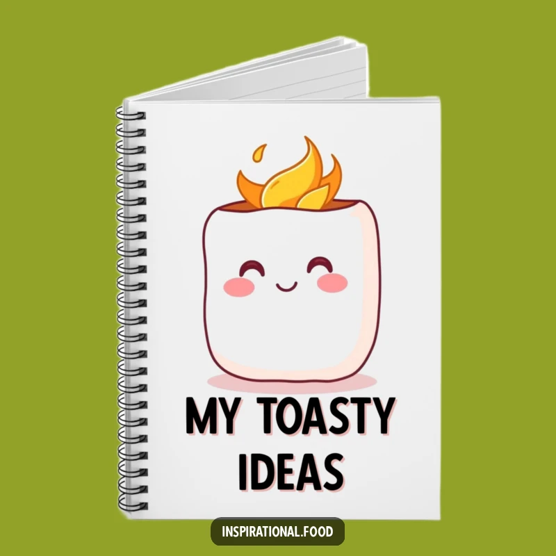Funny Toasted Marshmallow Notebook: Jot Down Warm Thoughts!