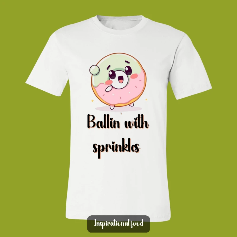 Funny Bouncing Donut T-Shirt: Wear Your Playful Spirit