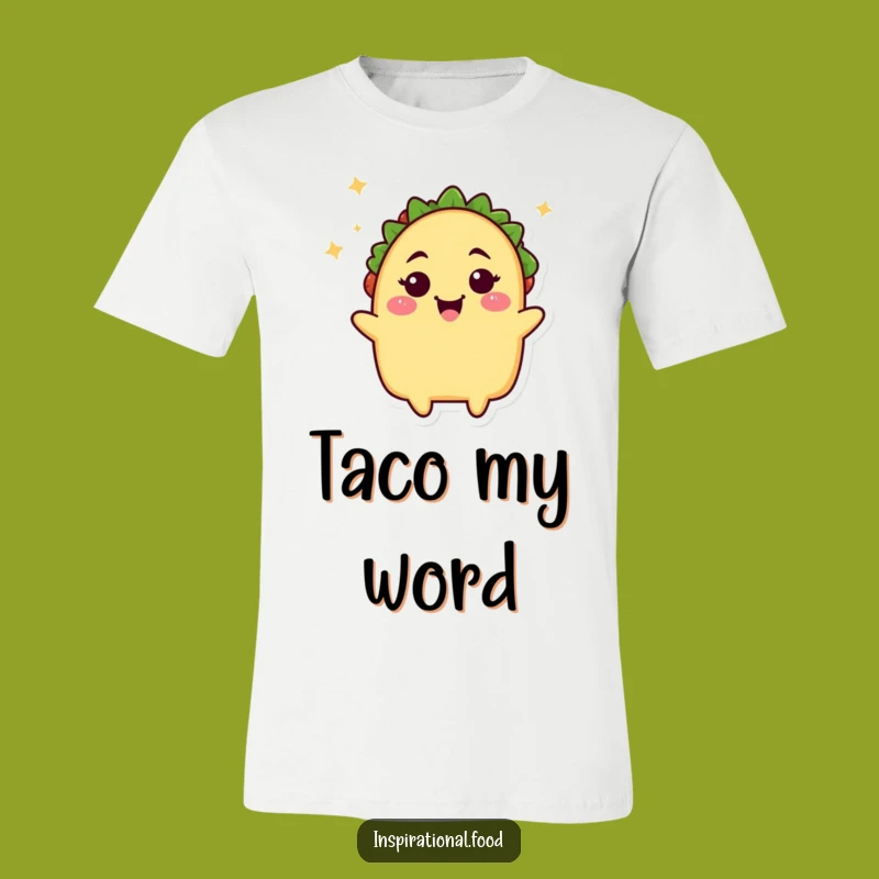 Funny Taco Wink T-Shirt: Beaming Fun Character Tee, Foodie Gift
