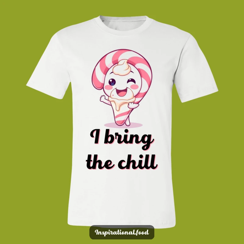 Funny Candy Cane Ice Cream T-Shirt: Generous Sweet Offer, Hilarious Holiday Gift