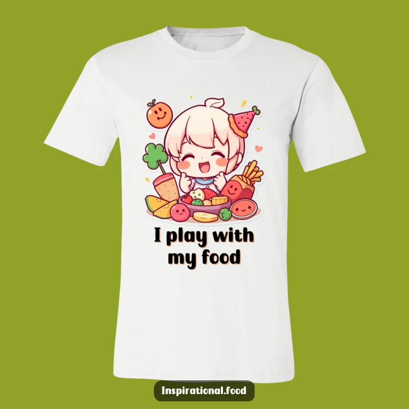 Funny Food Arranger T-Shirt - Wear Your Playful Palette of Flavors