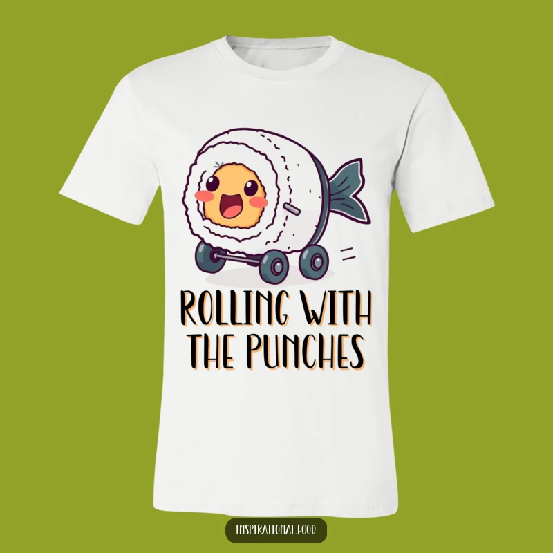 Funny Zooming Sushi T-Shirt: Wear Your Need for Speed