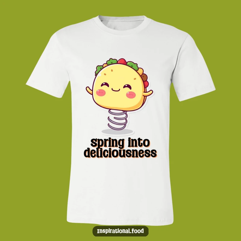 Funny Bouncing Taco T-Shirt: Wear Your Happiness on Your Sleeve