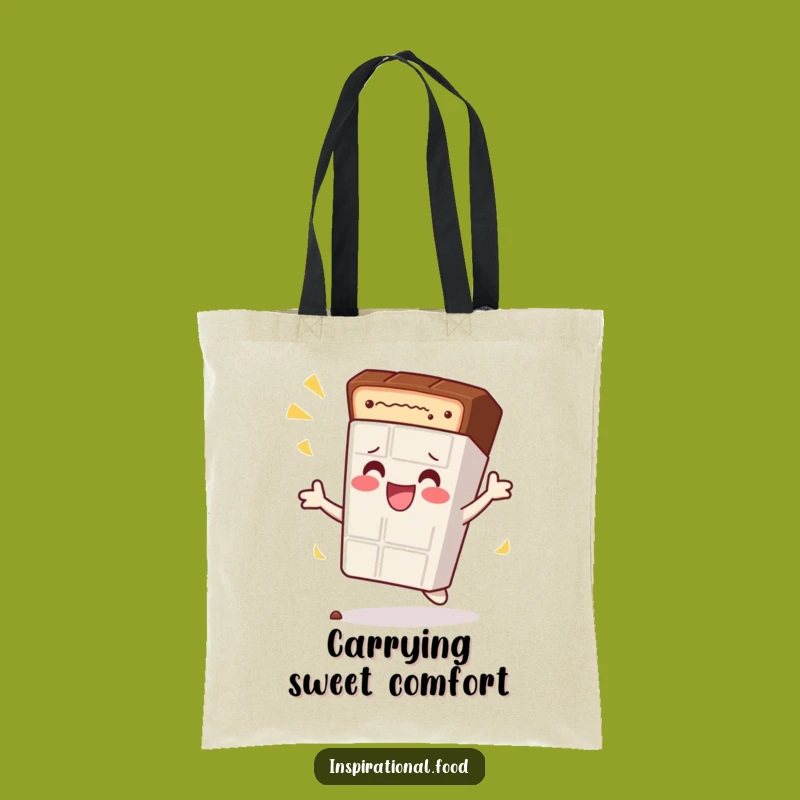 Funny Chocolate Bar Tote Bag: Carry Your Sweetness with Style