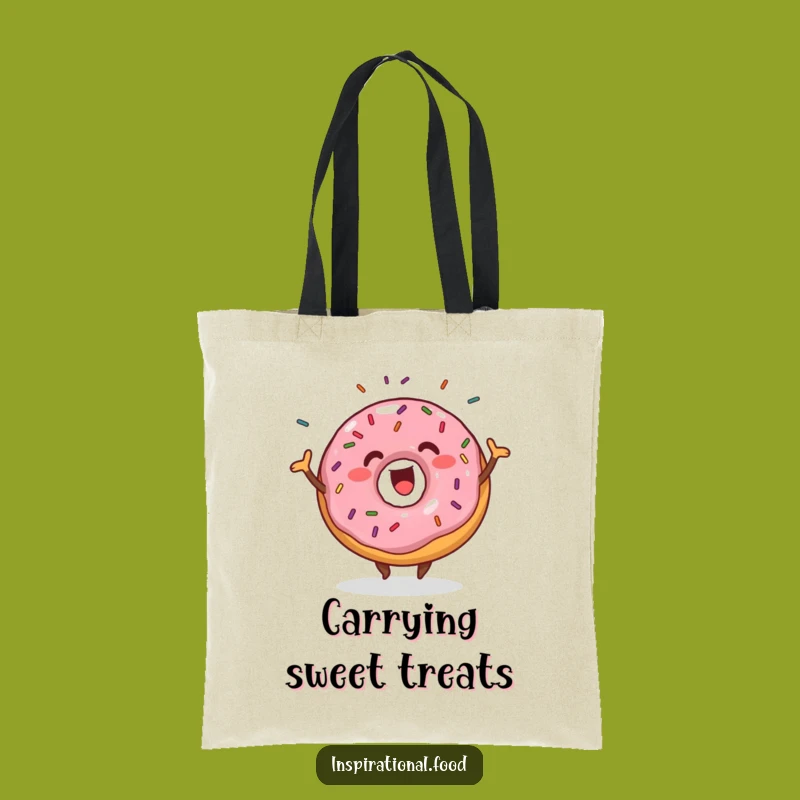 Funny Donut Tote Bag: Carry Your Sweetness and Essentials in Style