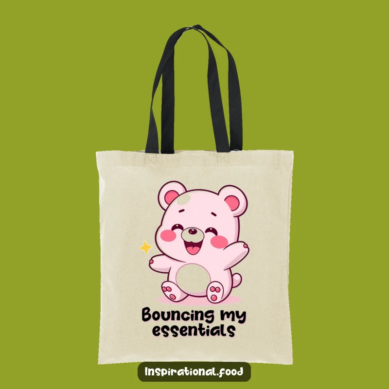 Funny Energetic Gummy Bear Tote Bag - Carry Your Fun Energy