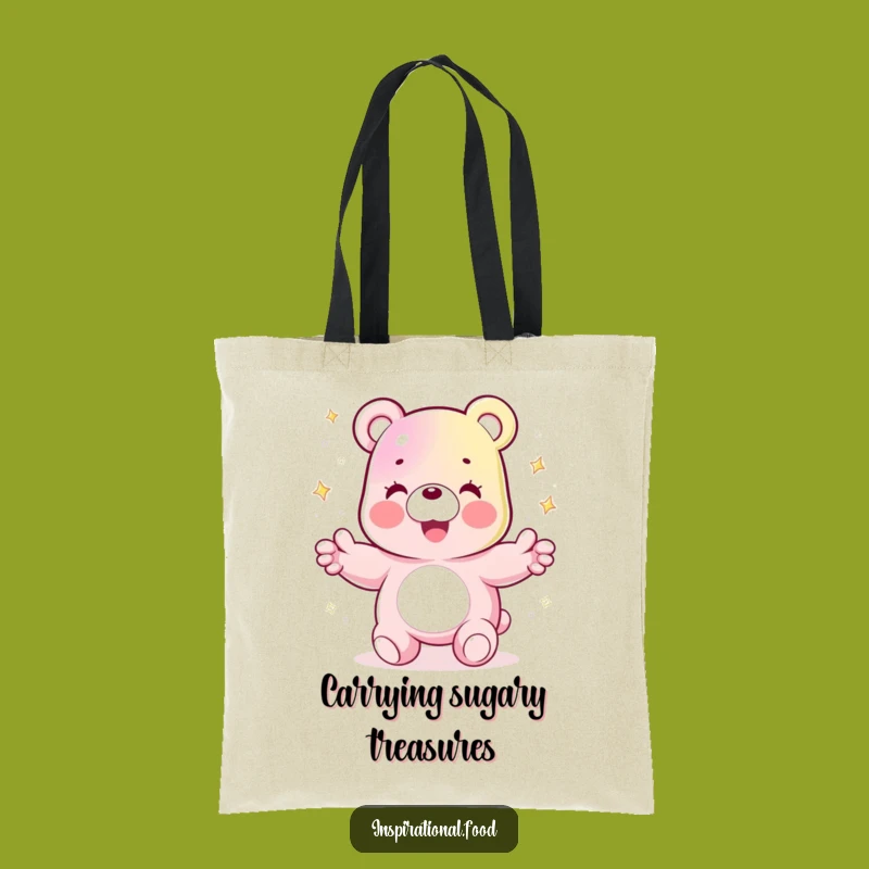 Funny Gummy Bear Tote Bag: Carry Your Sparkle with Humor