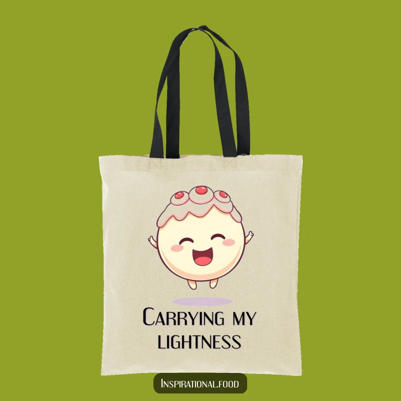 Funny Levitation Cake Tote Bag: Carry Your Delights with Sweet Style!