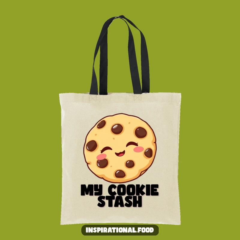 Funny Cookie Tote Bag: Delighted Winks On The Go, Perfect Funny Gift